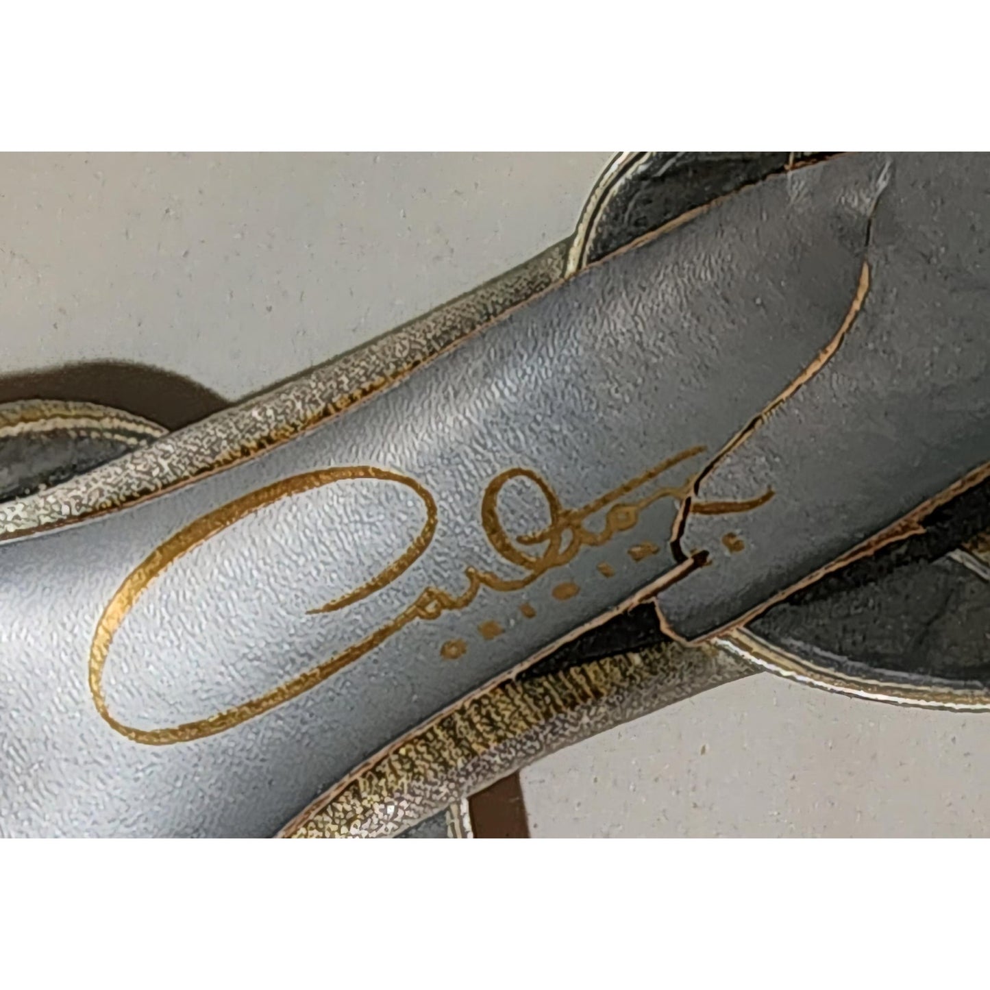 Vintage Silver Shoes 1960s Round Toe Metallic Silver Pumps Ankle Strap Mid Century Mod S M