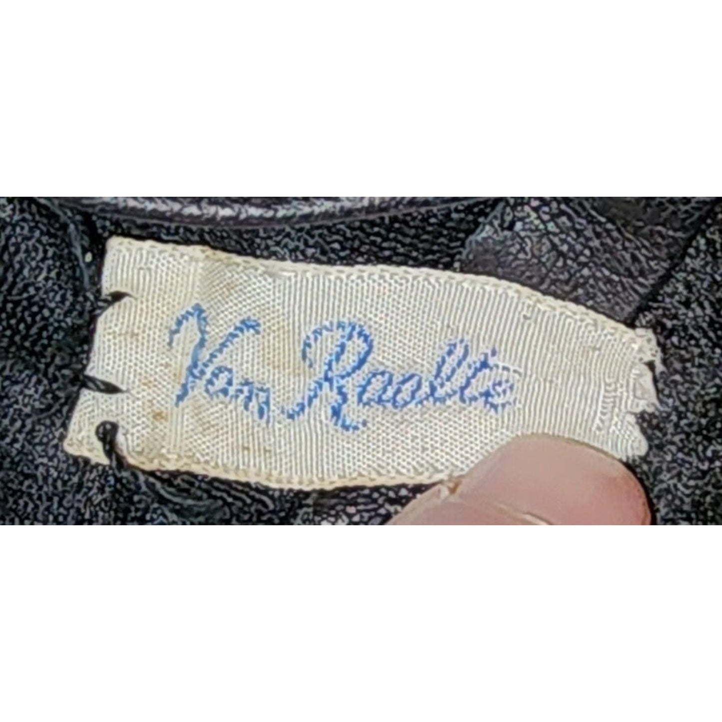 Unworn Vintage Gloves 1960s Black Cabretta Leather Gloves Long Wrist Length Van Raalte Mid Century NWT NIP 6.5