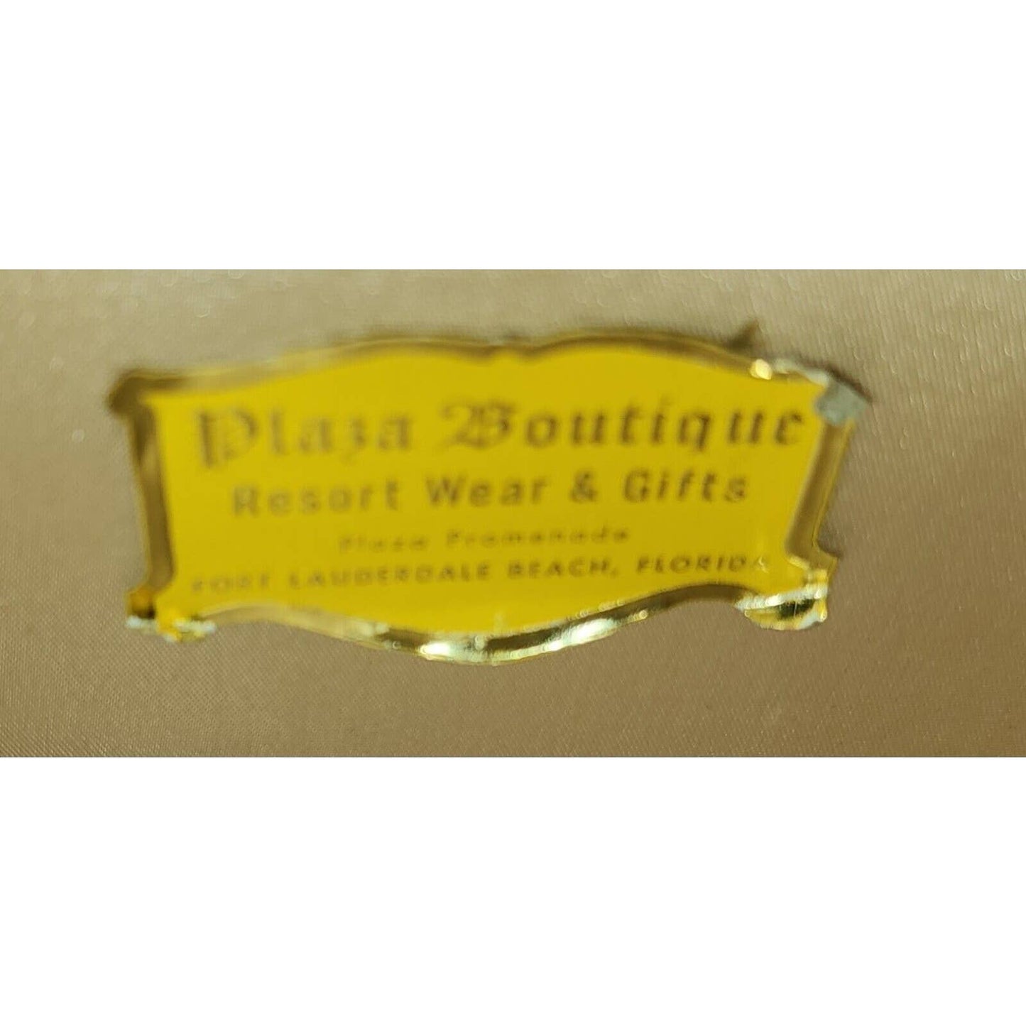 Vintage 50s 60s Large Metallic Gold Foil Box Purse Gold Metal Frame Mid Century