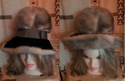 Tall best sale fur hat