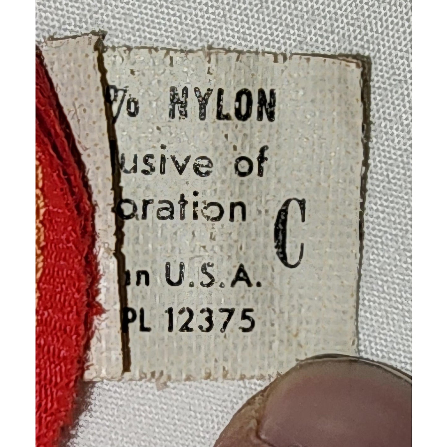 Vintage Red Gloves 1960s Red Stretch Nylon Wrist Gloves Mid Century L